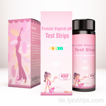 Vaginale Gesundheit pH-Teststreifen Feminine Vaginal PH